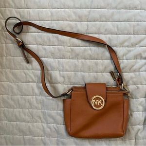MICHAEL KOHRS Leather Double Sided Crossbody Purse